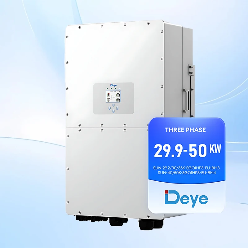 deye Three Phase Hybrid Solar Inverter 30kw 40kw 50kw with Dual 'Mppt Pure Sine Wave Inverter Commercial Use