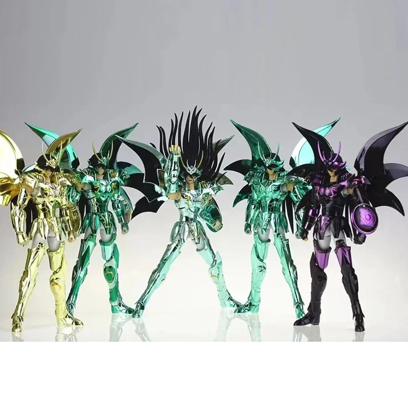 In stock JM.MST Saint Seiya Myth Cloth EXM/EX Dragon Purple Dragon God V4 with Ikki Baby Shun Zodiac Knights Action Figure