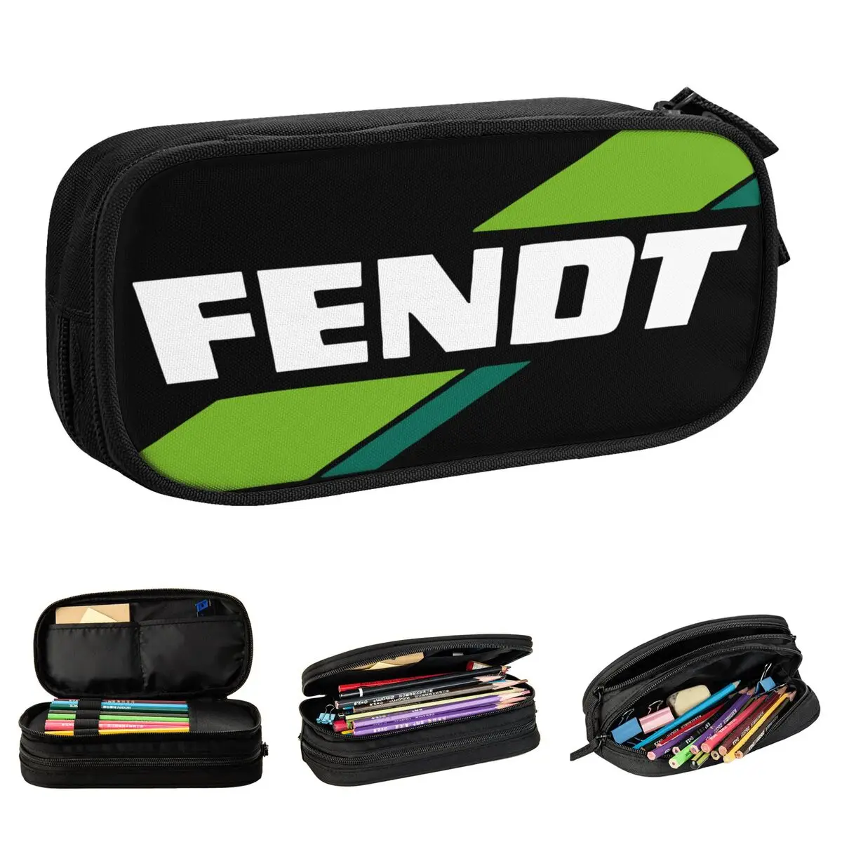 Fendt Tractor Pencil Cases Fashion Farming Agriculture Pen Box Bags Student Large Storage School Supplies Gift Pencilcases