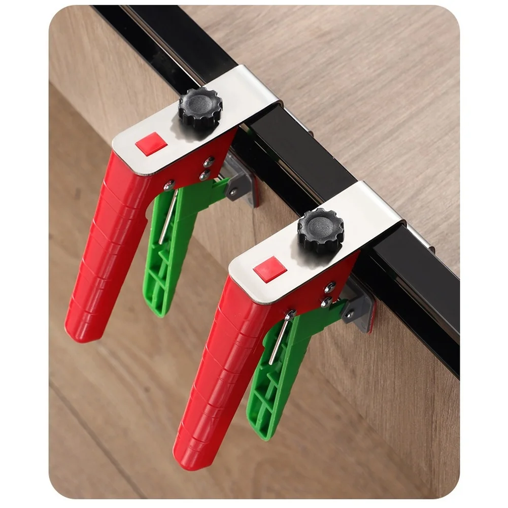Stainless Steel Drawer Clamps Woodworking Installation Tool Quick Fixing Clips Drawer Fixing Clips For Drawer Front Mounting