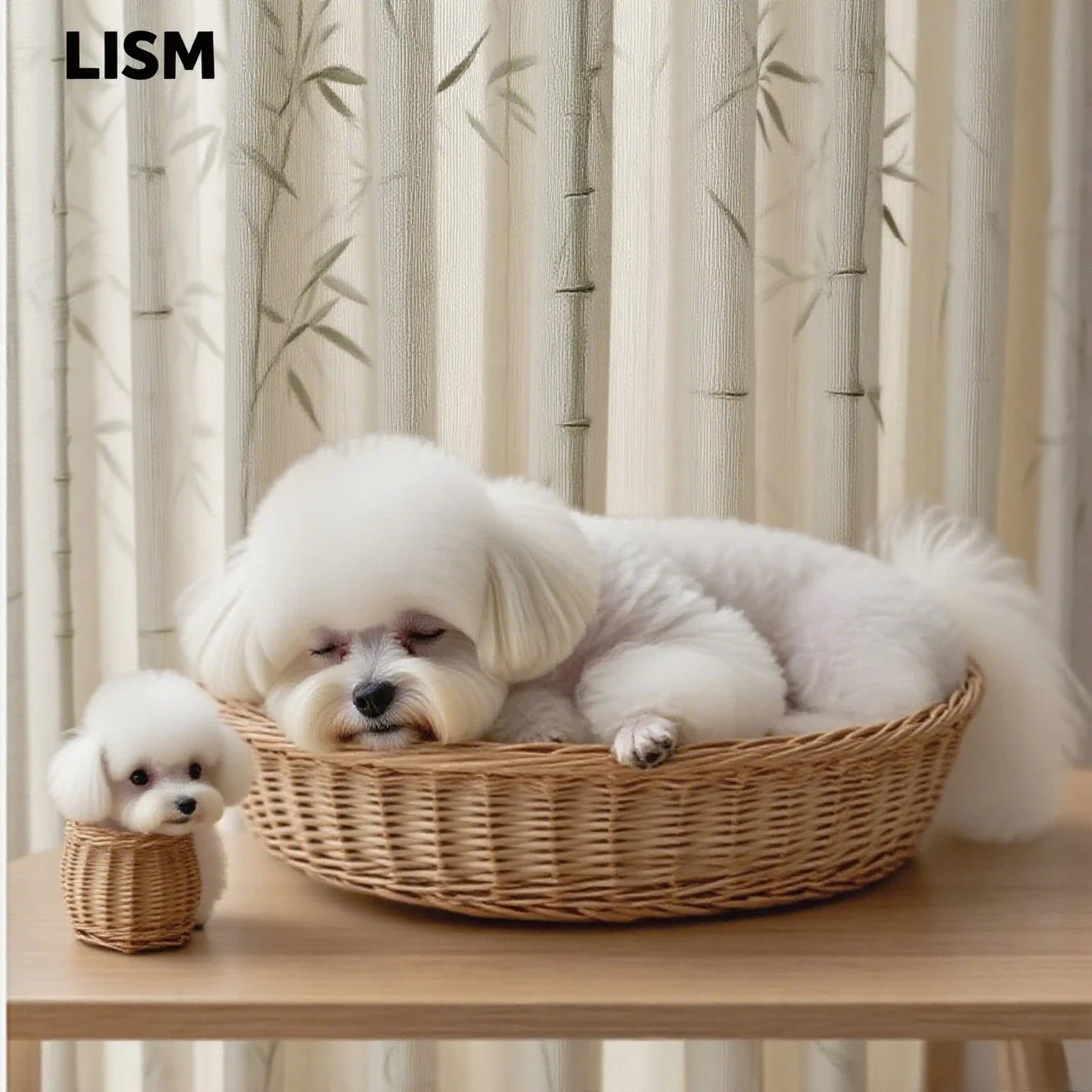 

New Chinese European Bamboo Jacquard White Tulle Thicken Sheer Curtains for Living Room Bedroom Dining Luxury Blackout Window