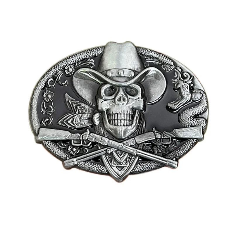 

Skull ghost head belt buckle head fashion personality hip hop retro stodgy buckle