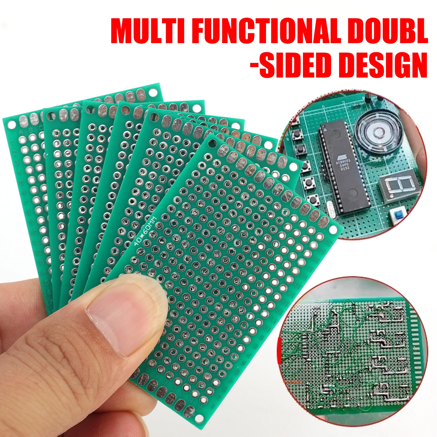 5x7 سنتيمتر 4x6 سنتيمتر ضعف الجانب النموذج DIY بها بنفسك طابعة مجلس العالمي الدوائر المطبوعة لوحة دارات مطبوعة Protoboards ثلاثية الأبعاد ملحقات الطابعة #5