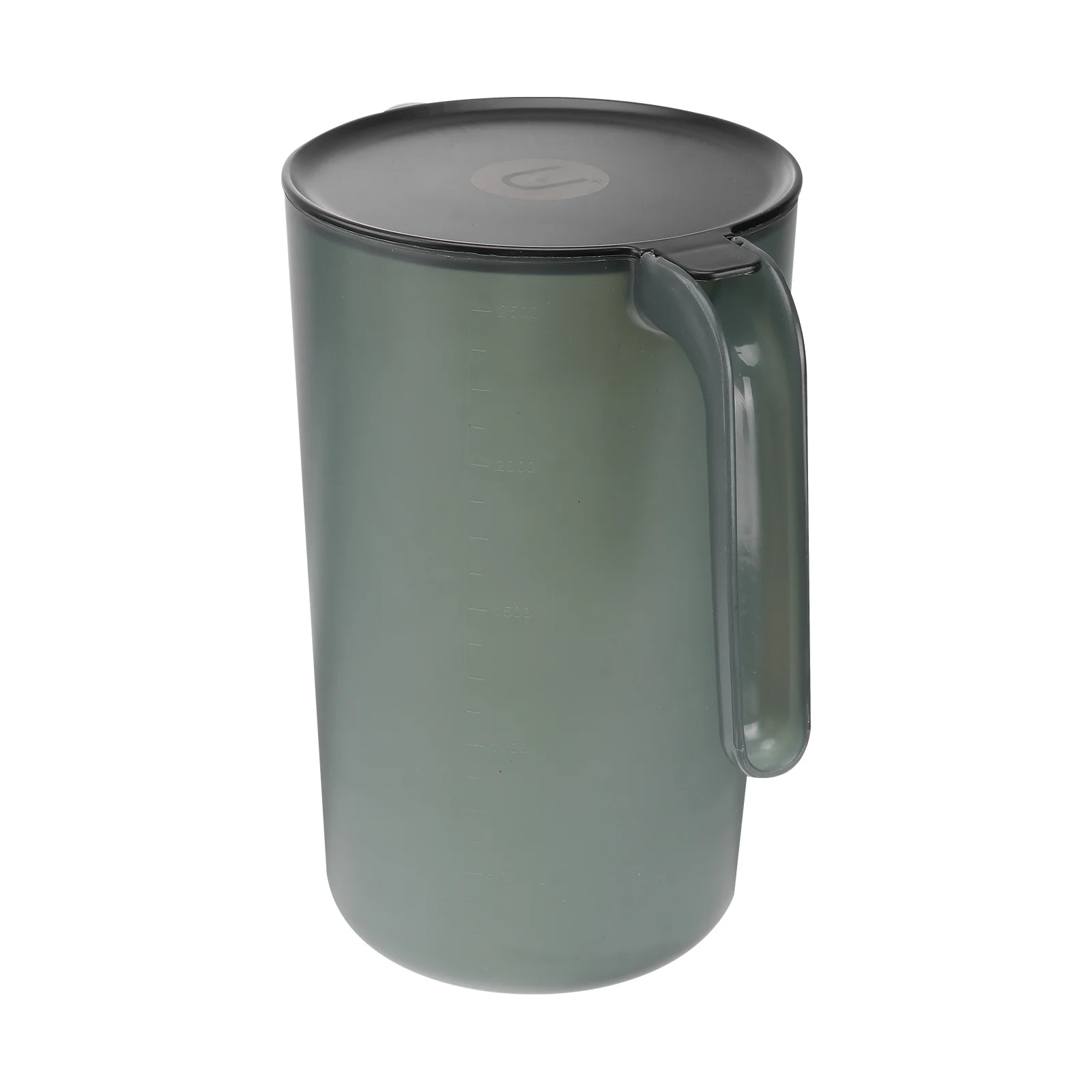 

1pc 2500Ml Cold Water Kettle Large Opening Plastic Beverage Pitcher Heat Resistant Lightweight Portable Handle Press