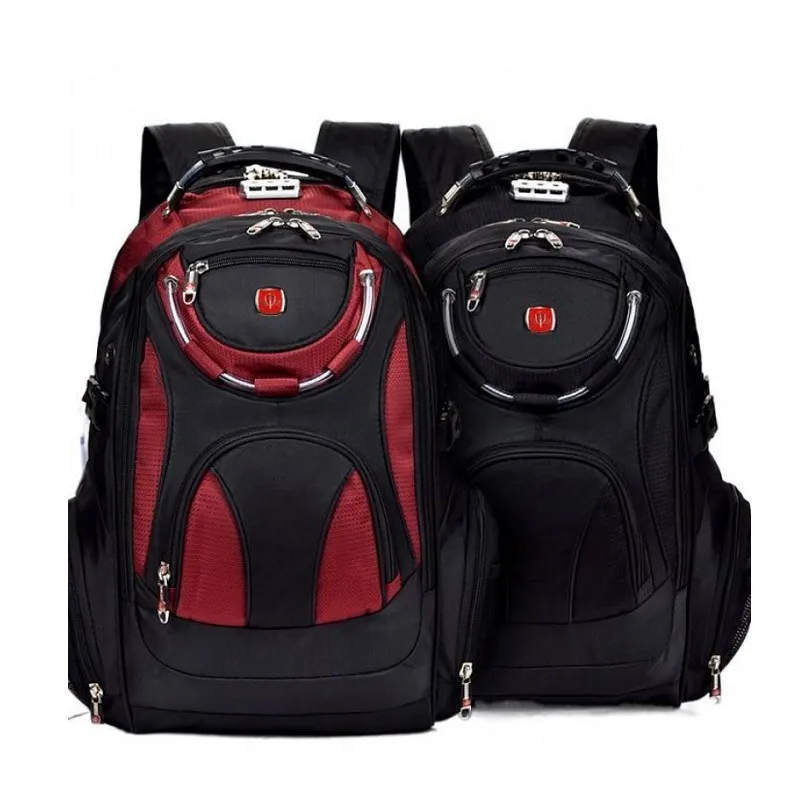 

Men's Backpack Large Capacity Travel Outdoor Sports casual Shoulders Pack Student Spine Schoolbag Combination Lock