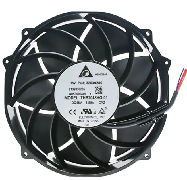for Delta THB2048HG-01 DC 48V 8.5A High-Power Ultra Violent Inverter Full Metal Computer Fan