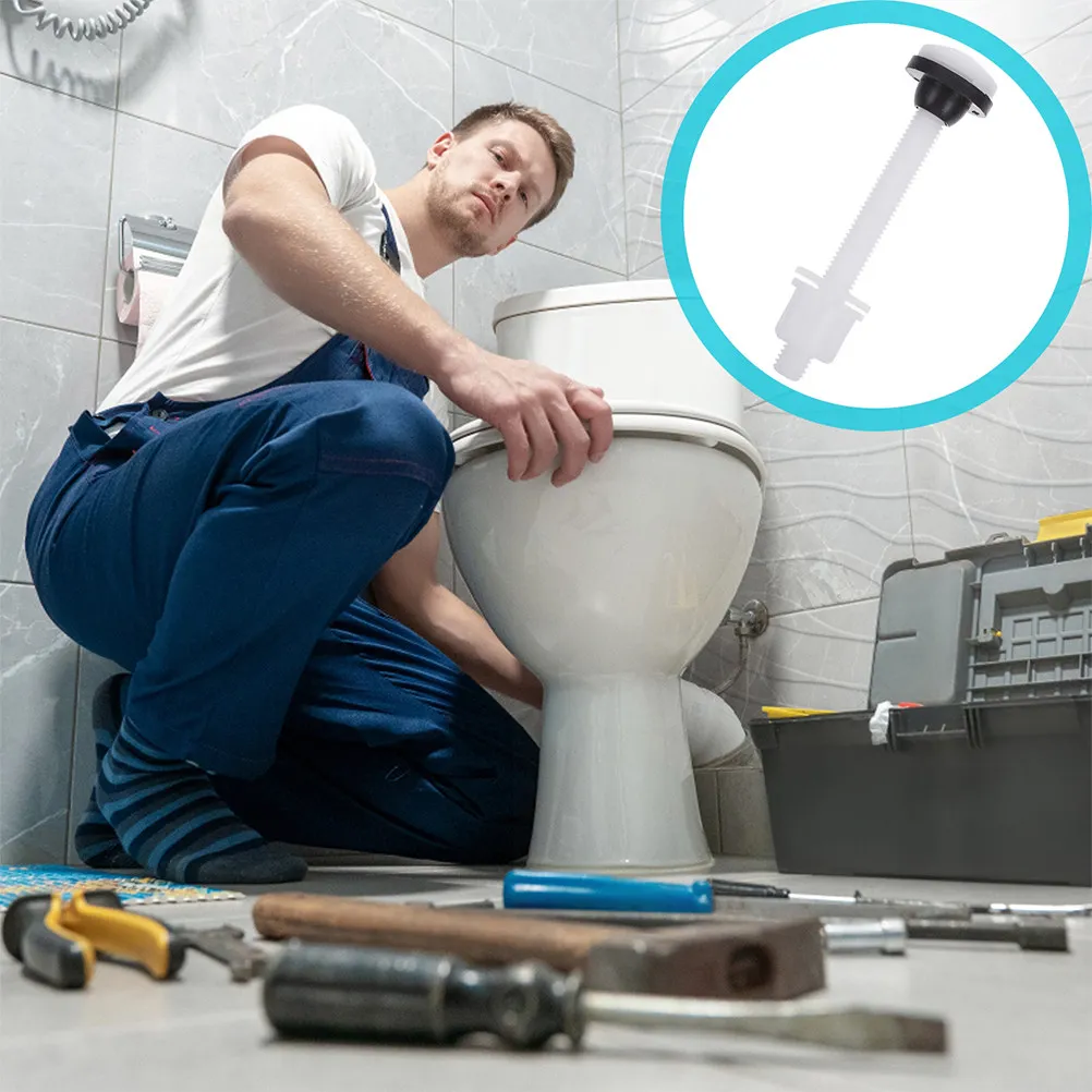 

2Pcs Toilet Seat Screws Replacement Kit ABS Reinforced Toilet Tank Bolts for Older Style Dual Unit Toilets Water Leak Prevention