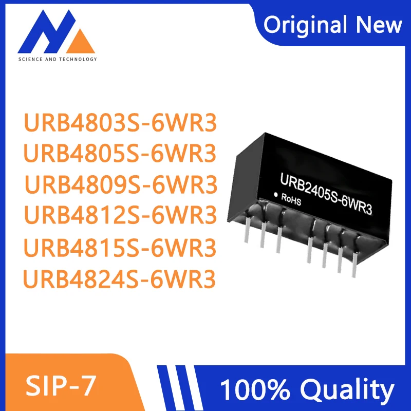 10pcs/lot URB4803S-6WR3 URB4805S-6WR3 URB4809S-6WR3 URB4812S-6WR3 URB4815S-6WR3 URB4824S-6WR3  DC-DC