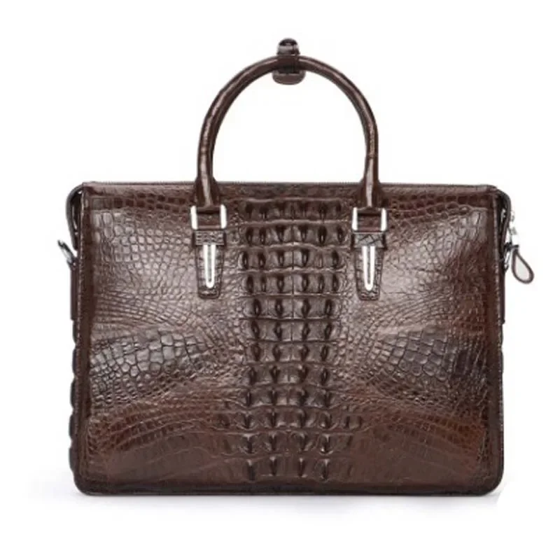 dongou crocodile  Men's bags  handbag  male  Commercial package  Single shoulder bag   crocodile leather men bag