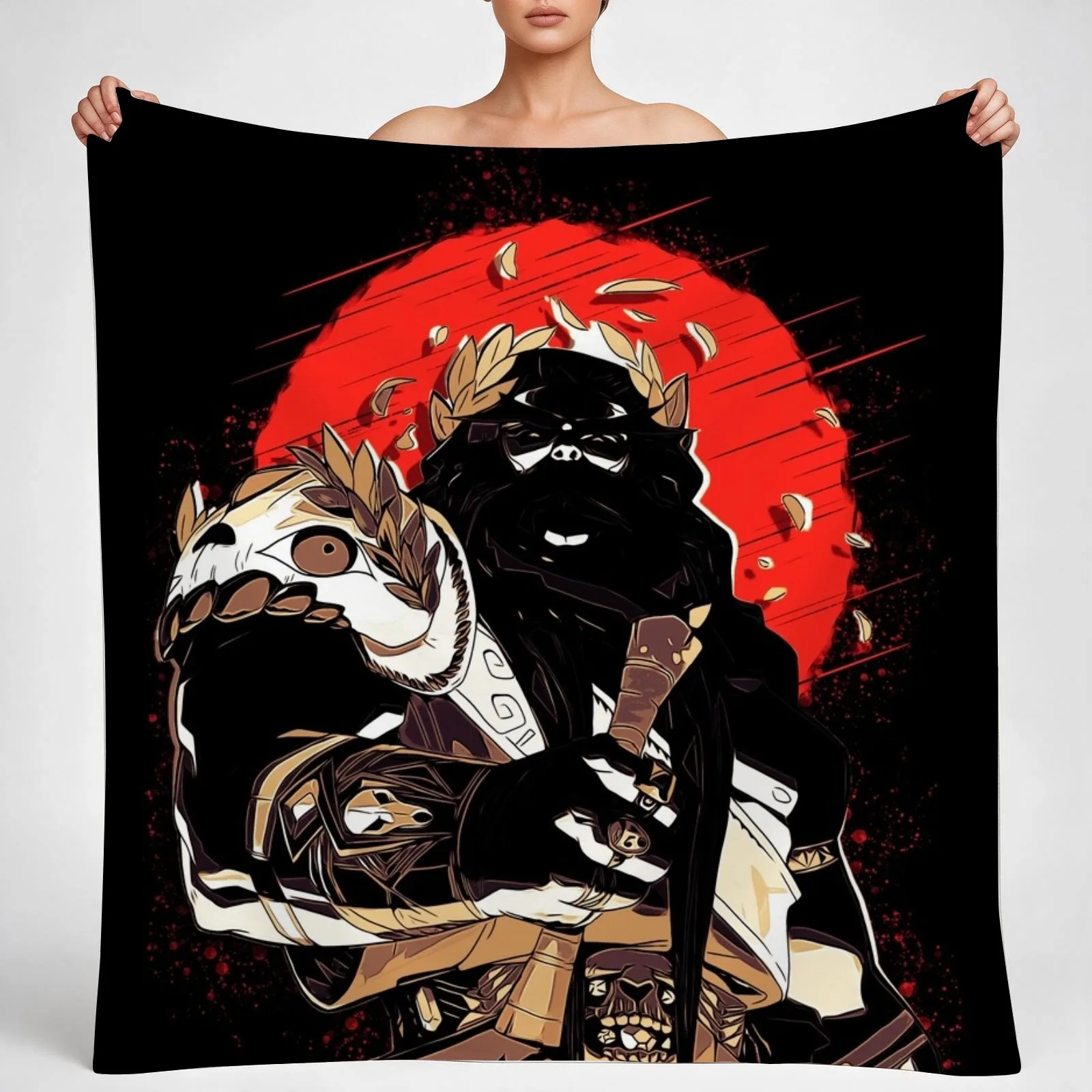 The Hades Throw Blanket couch cozy soft plush fuzzy picnic outdoor blanket