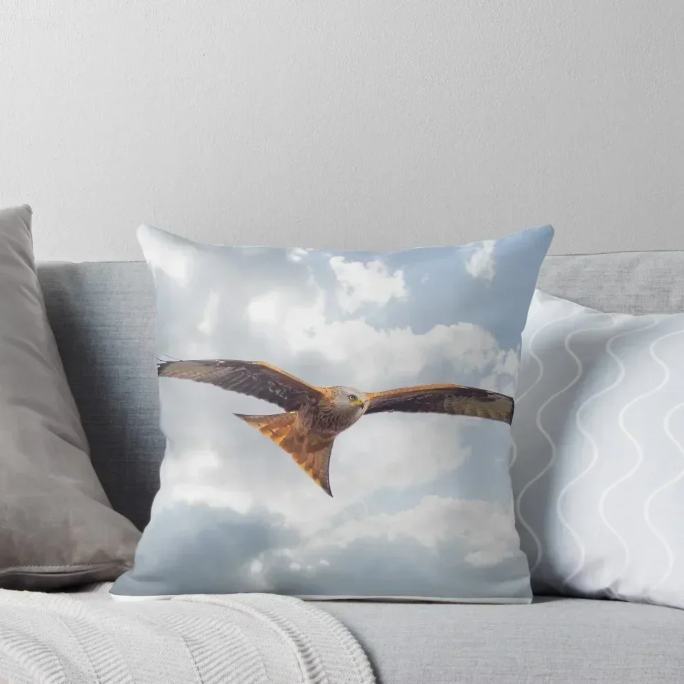 Red kite in flight Throw Pillow luxury decor Sitting Cushion Throw Pillow Covers Cushion Cover Set pillow