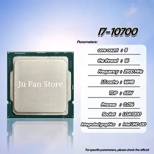 Intel Core i7 10700kf I7-10700KF ghz 8コア16スレッド,cpuプロセッサl2 = 2m l3 = 16m 3.8  w lga 125,新規,1200 - AliExpress