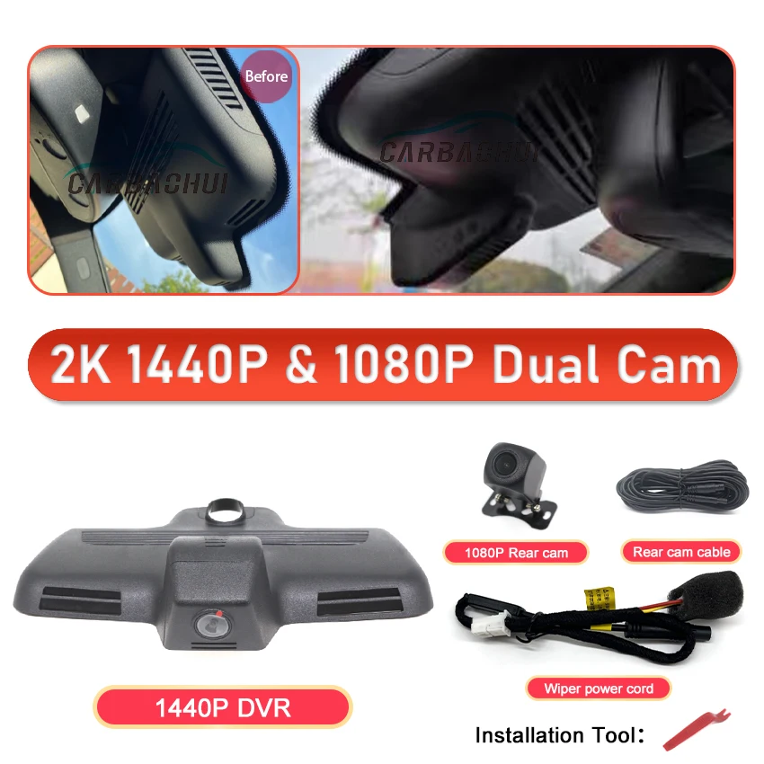 Auto DVR WIFI Video Recorder Front Camera UHD Dash Cam Voor Mercedes-benz MB C Klasse C63 GLC Coupe 220D GlC300 W205 s205 2015-2019