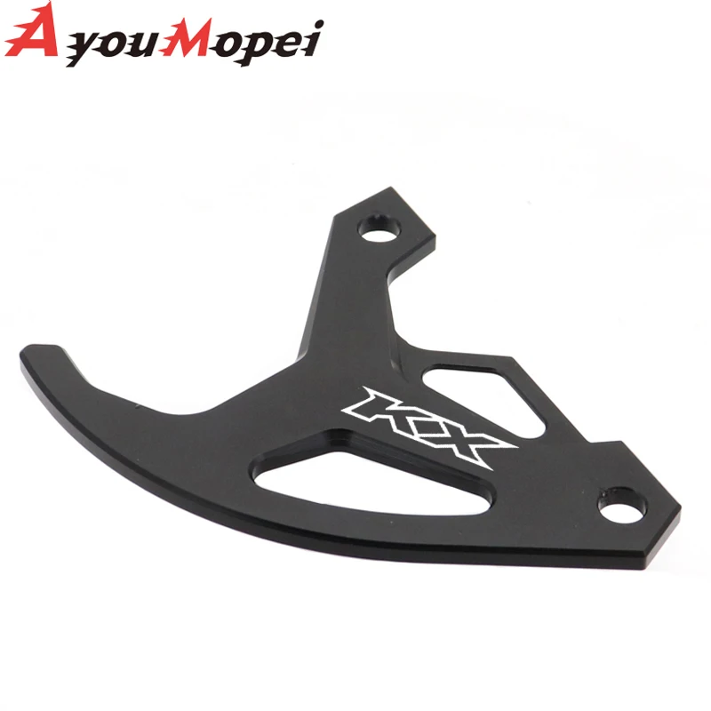 For KAWASAKI KX250 KX 250 2019-2021Motorcycle KX LOGO CNC Rear Brake Caliper Guard Cover Protector Kit  KX250F KX 250F 2004-2018