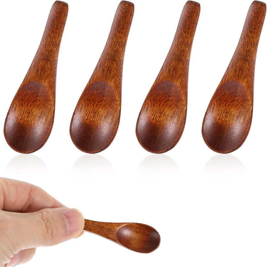 4 Pcs Tiny Wooden S…