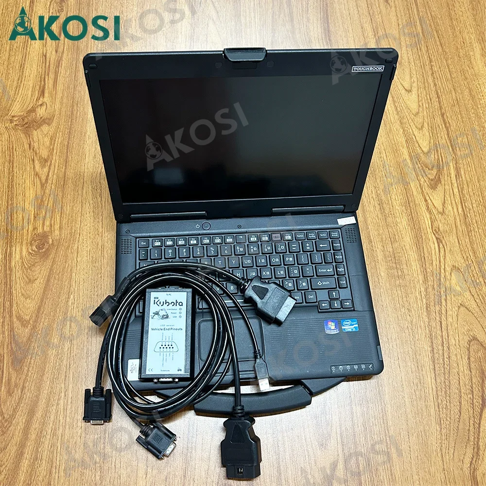 2023 For KUBOTA Diagmaster DIAGNOSTIC KIT+ CF53 Laptop For Kubota Diagmaster Agricultural Machinery Diagnostic Tool