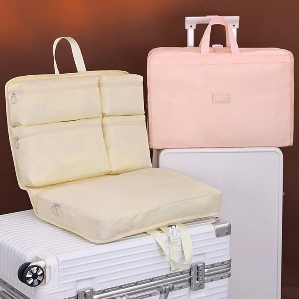 

Large Capacity 7 In 1 Travel Storage Bag Foldable Moisture-proof Clothes Storage Bag Washable with Separated Cloth Pockets