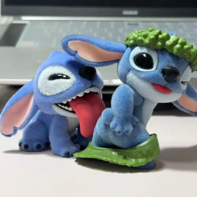 New Original Mini Stitch Blind Box OHANA  MEANS Family Series Flocking Dolls Collection Fashion Toys Holiday Gifts