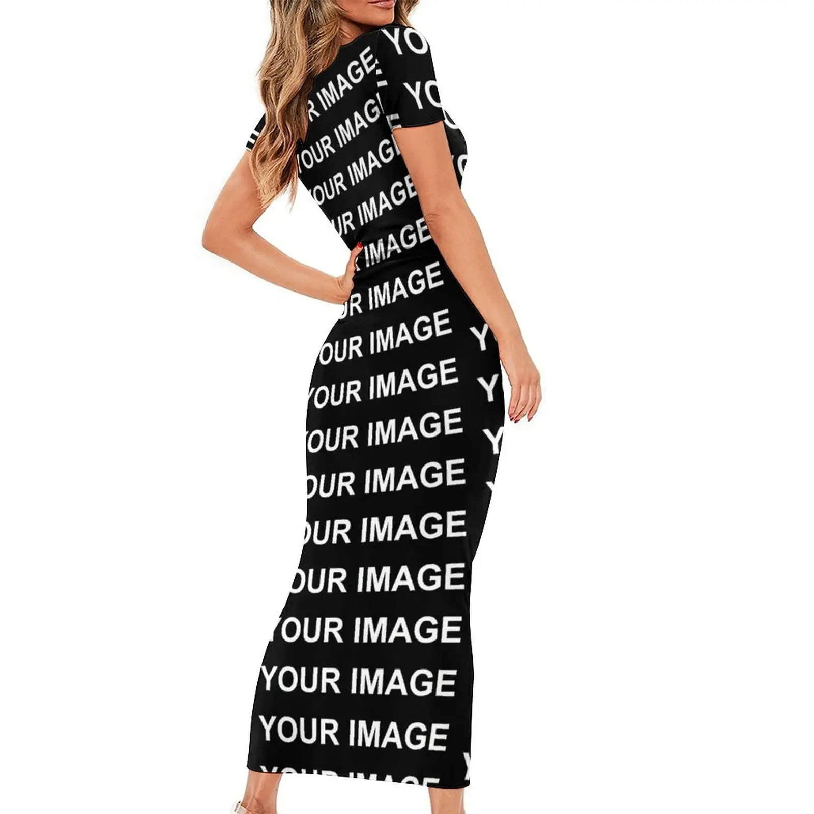 Your Image Customized Dress Short Sleeve Custom Made Design Aesthetic Maxi Dresses Sexy Bodycon Dress Custom Oversized Clothes