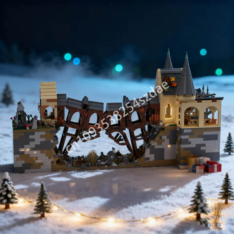 ตัวต่อไม้ MOC 2235 ชิ้น แบบสะพานแฮร์รี่ ของขวัญคริสต์มาส ของเล่นประกอบเอง DIY ไอเดียของขวัญวันเกิด