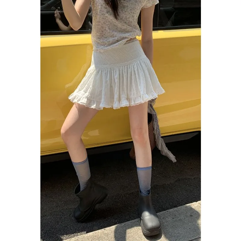 2026 Summer Design Korean Version of Low-rise A-character Women's Skirt