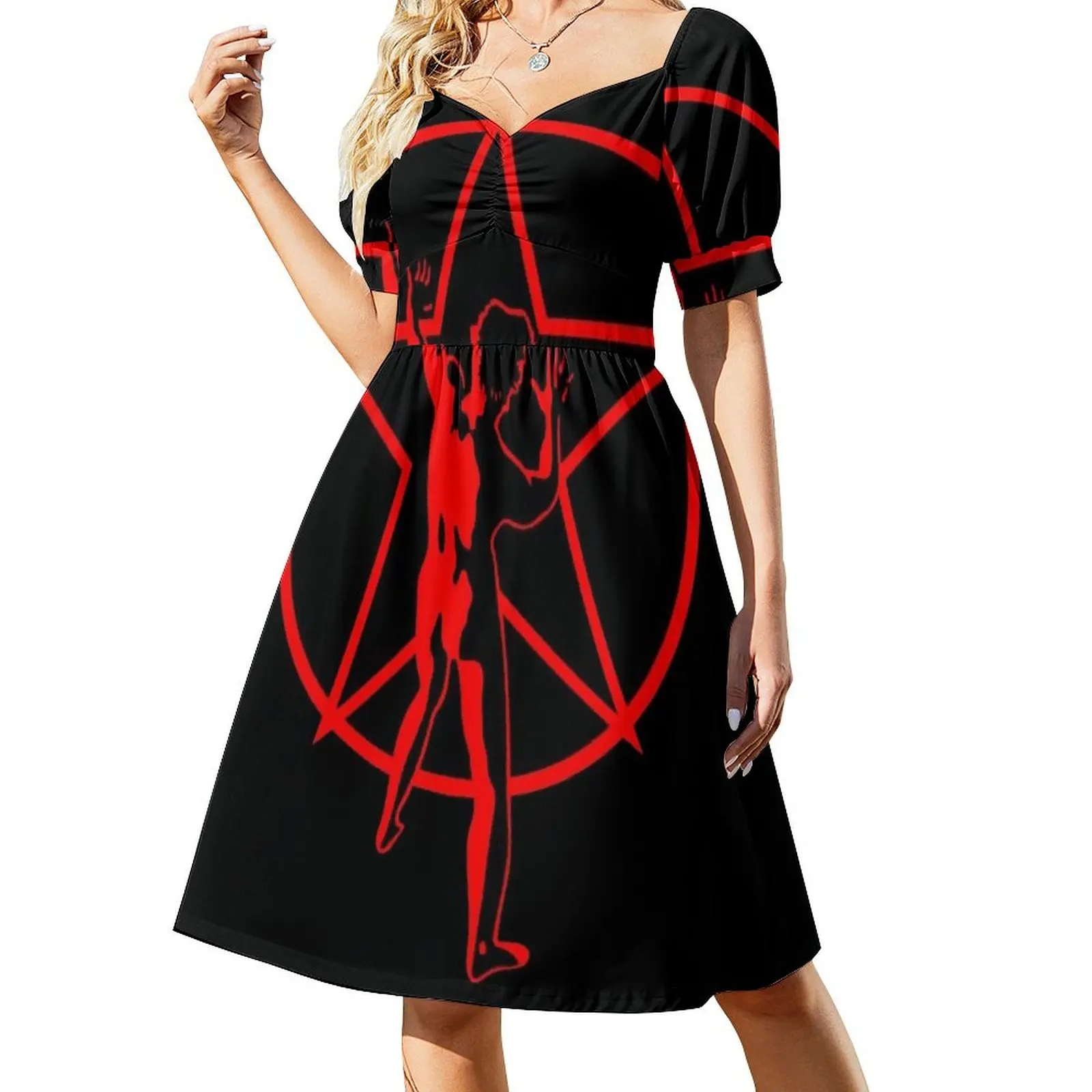 

RUSH BAND Essential Short-Sleeved Dress birthday dresses for women long dress women