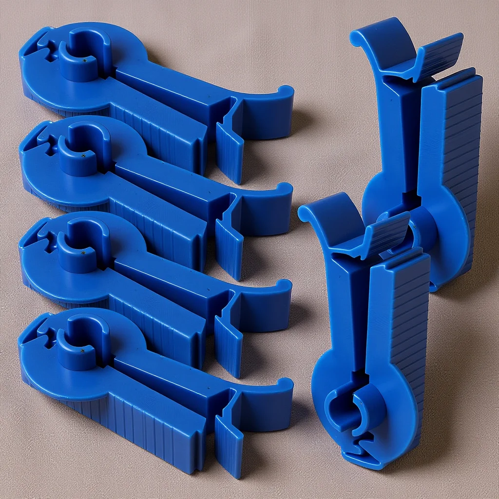 

6Pcs Peritoneal Dialysis Clips Practical ABS Fixator Tubing Clips Stop Liquid Flow Nursing Supplies Peritoneal Accessories