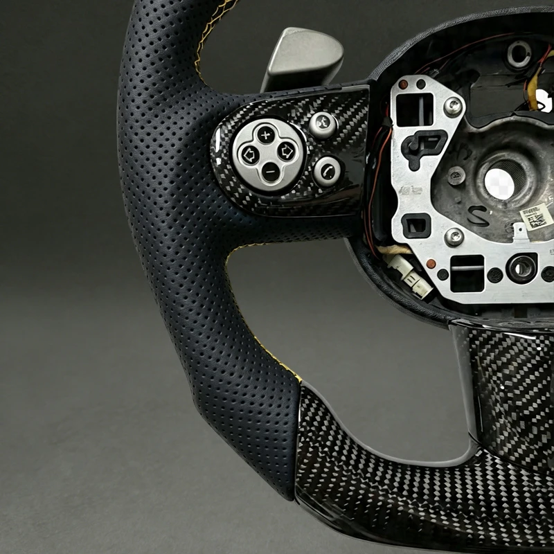 Carbon Fiber Sport Steering Wheel for BMW Mini R56 Customizable R50 R53 F56 DIY Materials High Quality for Mini R56 R53 F56 Hot