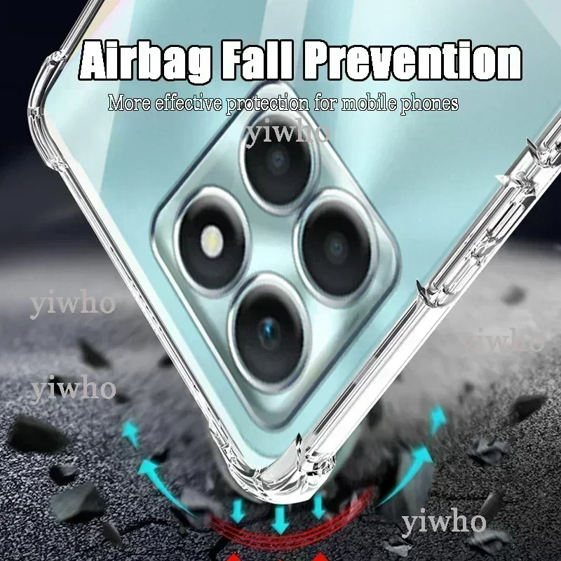 เคสใสบนหัวเว่ย Honor X6a เคส TPU เนื้อนิ่มบางบางแบบซิลิโคน X8a X9a X8 X7 X5 X9 5G 4G