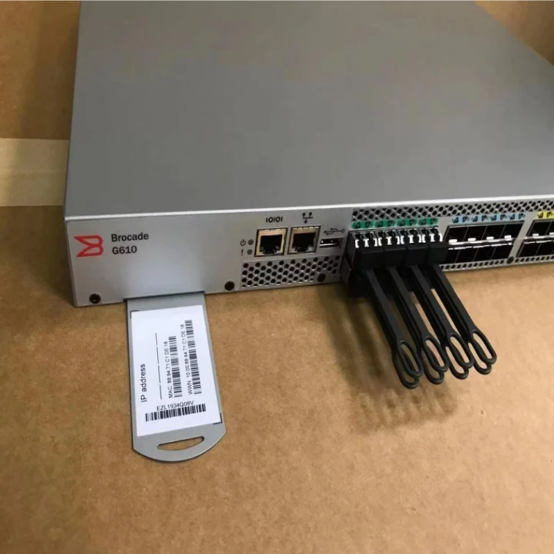 G630 SAN Switch, 1U Rack-Mountable, 48 Ports Activated, 32Gb Fibre Channel