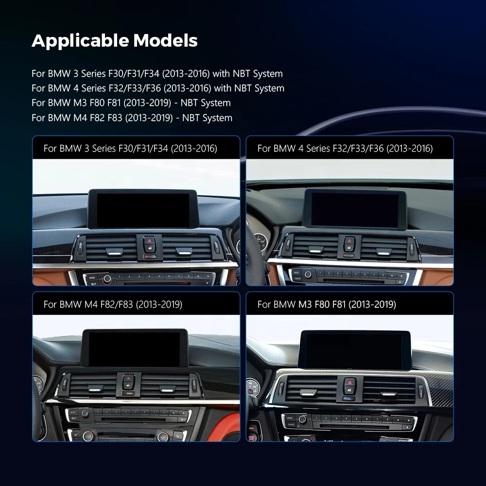 XTRONS 10.25 بوصة Android 12 Wireless Carplay Android Auto Estereo لشاشة أندرويد BM 3/4 Series M3/M4 NBT #4