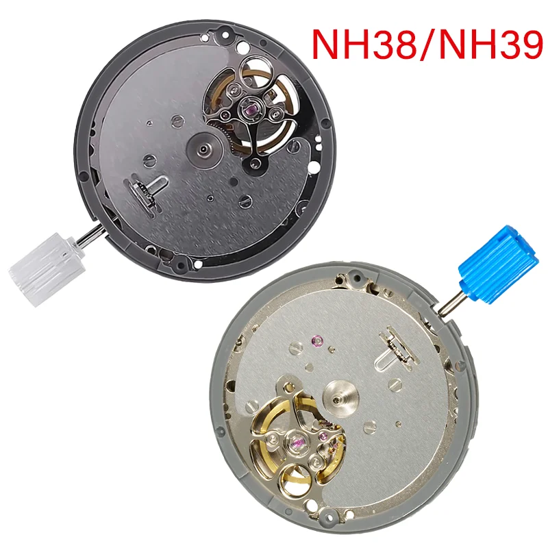Japan NH38A/NH39A Automatic Watch Mechanical Movement Mod 24 Jewels High Accuracy Top Repair Parts for Watchmakers Mechanism
