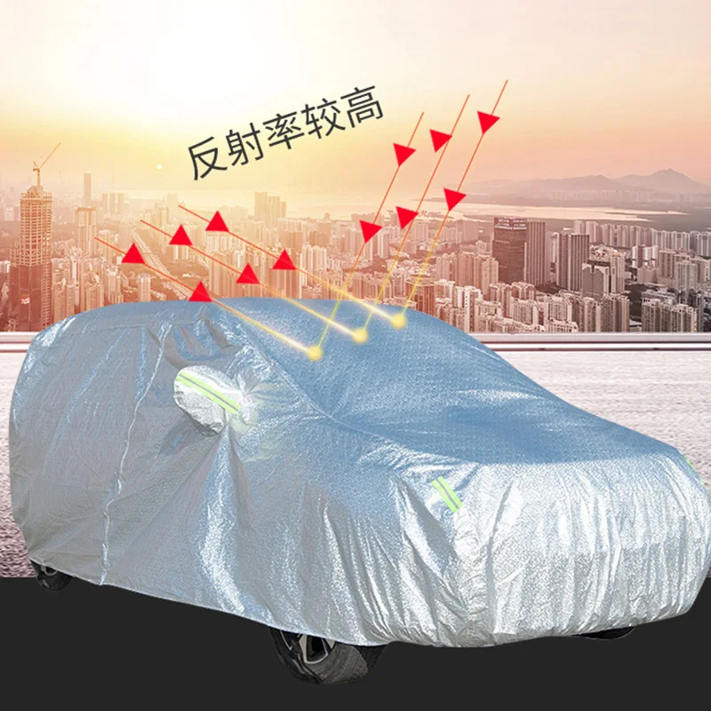 Four Season Sedan Outer Wrap Thick Thermal Barrier Frost Snow Block Full Protective Cover