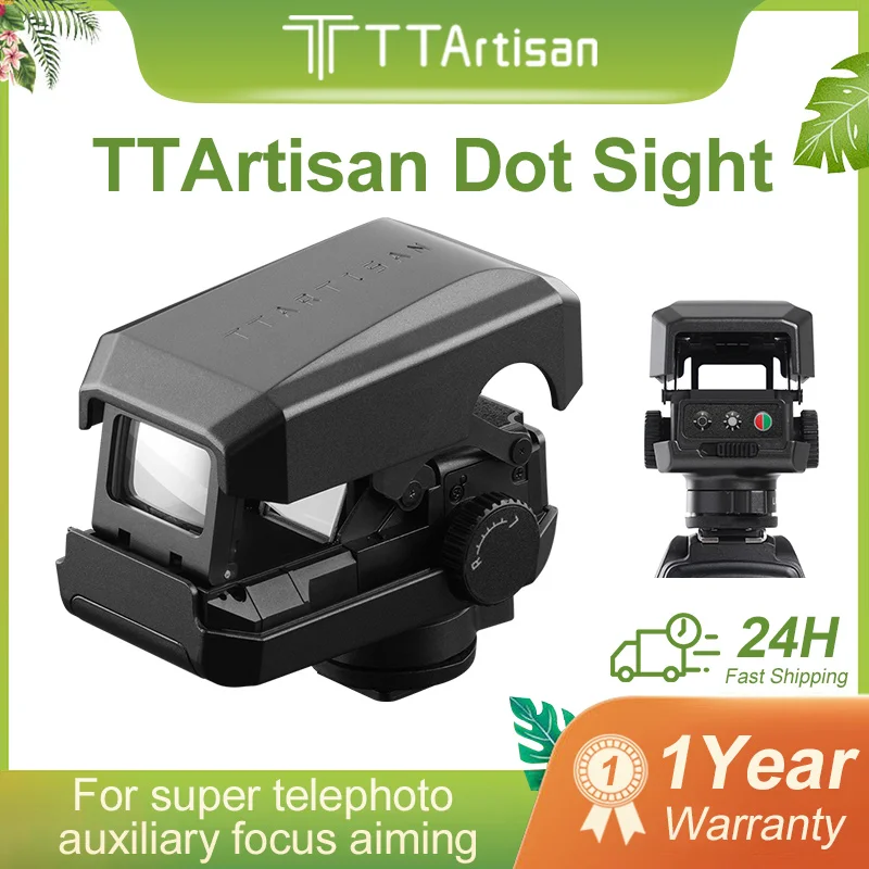 

TTArtisan Red Green Dot Scope Reflex Sight Shooting Aiming Optical Cold Shoe Dot Sight Telephoto Accessory Long Distance Photo