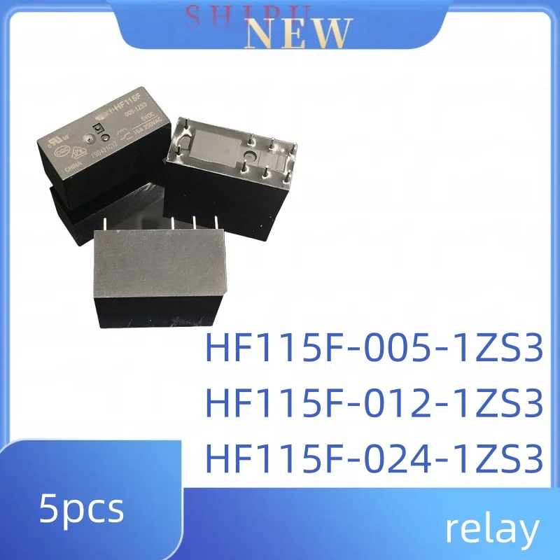 

5pcs HF115F-005-1ZS3 HF115F-012-1ZS3 HF115F-024-1ZS3 A set of conversion 8-pin 16A relays