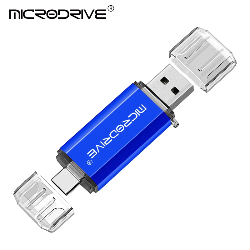 Pendrive Type C OTG USB Flash Drive 128GB 64GB 32GB 16GB 8GB 4GB USB Memory Stick 2.0 Pendrive Hoge snelheid voor Type-C-apparaat