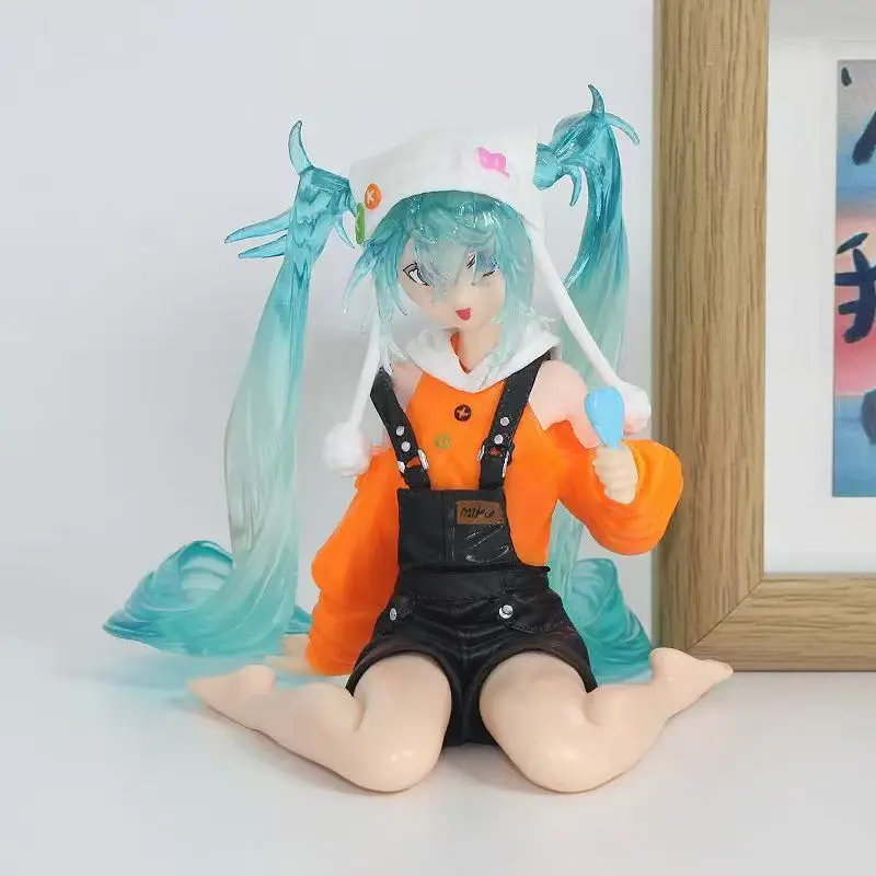 14 سنتيمتر هاتسون ميكو عمل أرقام سلسلة Kawaii ملابس السباحة Vocaloid البلاستيكية تحصيل نموذج لعب فتاة هدية