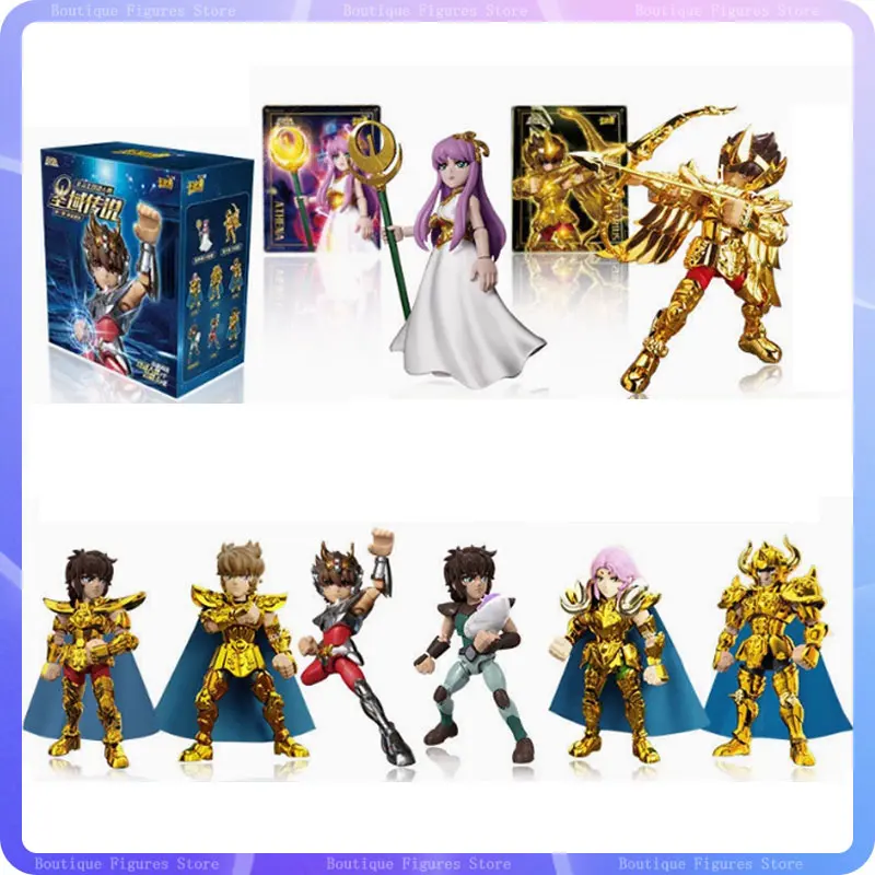 Blokees Transformation Saint Seiya Sagittarius Athena Aries Mu Scorpio Milo Leo Aiolia Action Figure Collection Model Custom Toy