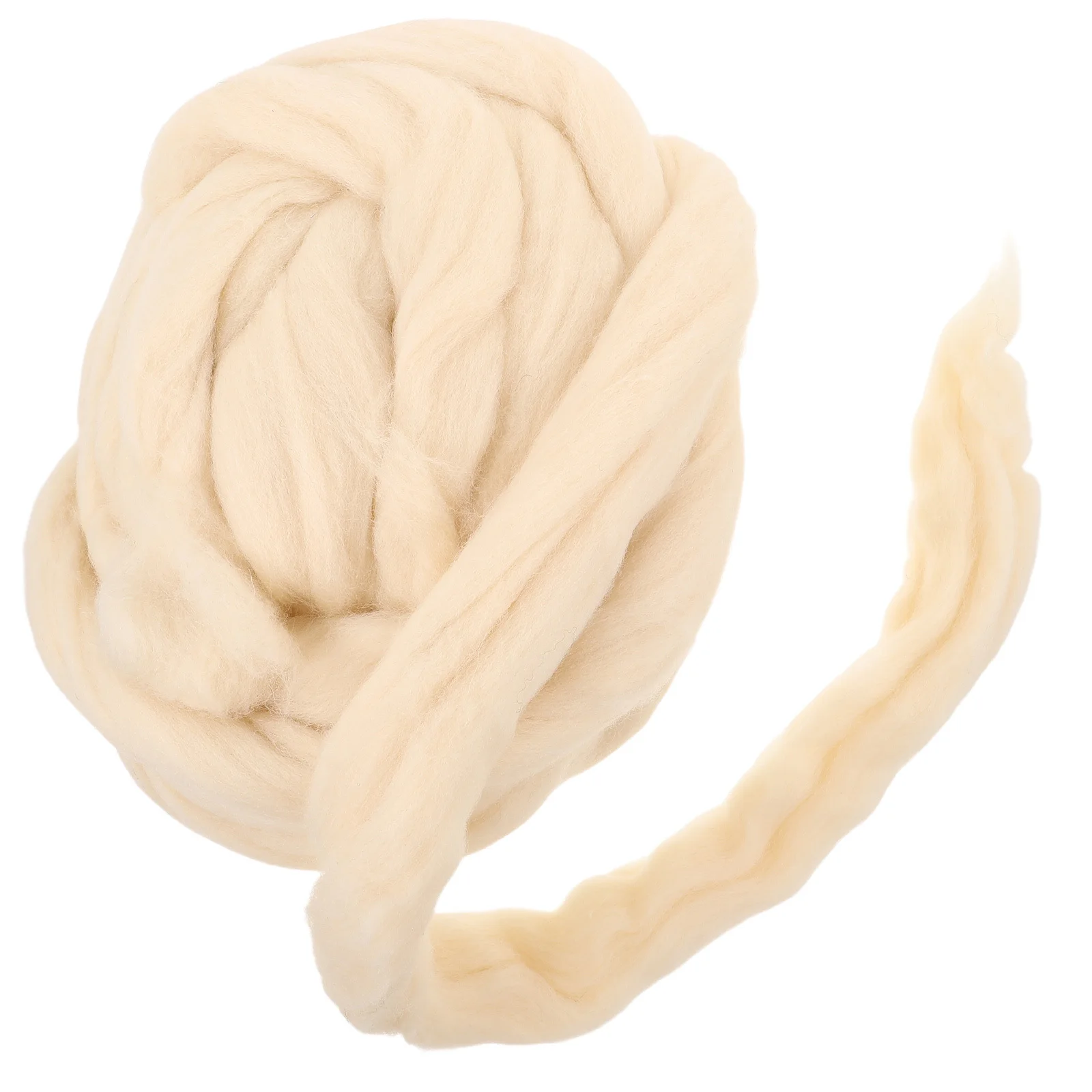 

Needle Felting Wool Soft Thick Wool Roving DIY Handcraft Needle Wet Felting Supplies Creative Craft Projects for Beginners