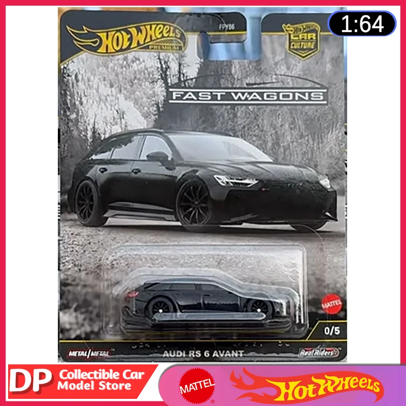 

2025 Hot Wheels Premium Car Culture Fast Wagons Audi Rs 6 Avant 0/5 Chase, Limited Edition Collectible Cars Unopened Ship Now