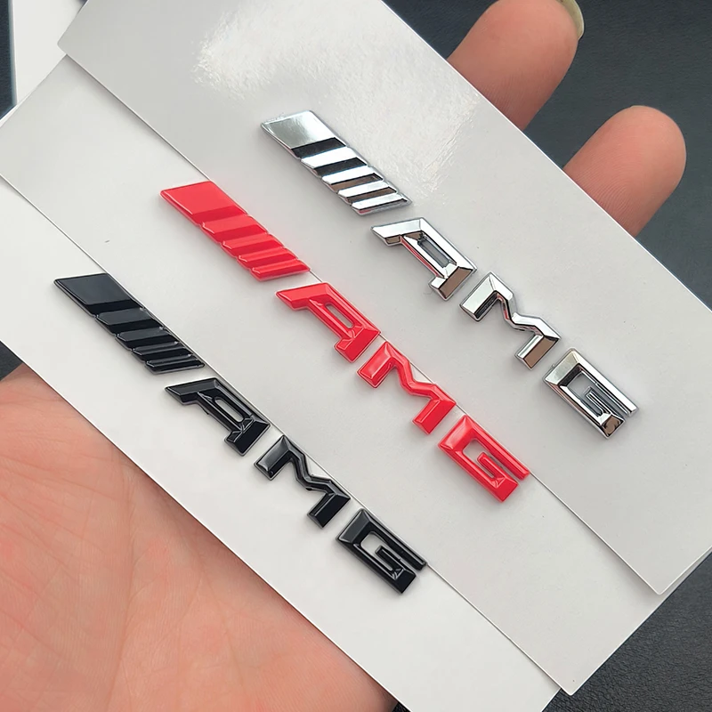 3D ABS Small Car Console Fob Sticker Logo AMG Emblem Badge For Mercedes Benz A B C E S GLA CLA GLC GLE AMG Interior Accessories