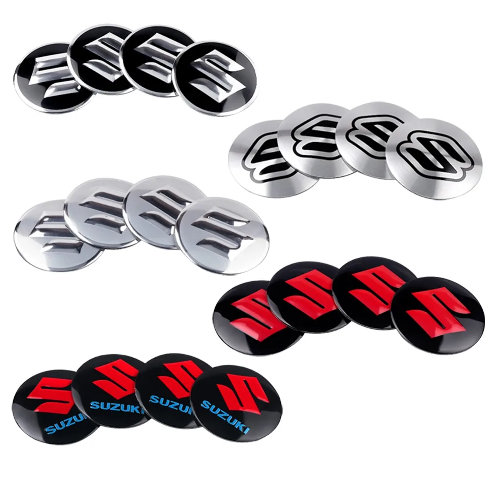 4 шт., 56 мм, наклейка на центральную крышку колеса автомобиля, крышка ступицы для Suzuki Swift Sport Jimny Grand Vitara Alto SX4 Samurai Across Ignis