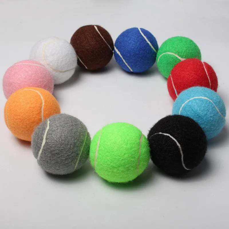 

6Pcs Tennis Balls Tennis Training Ball Practice High Resilience Training Durable Tennis Ball Training Pet Balls for Beginners