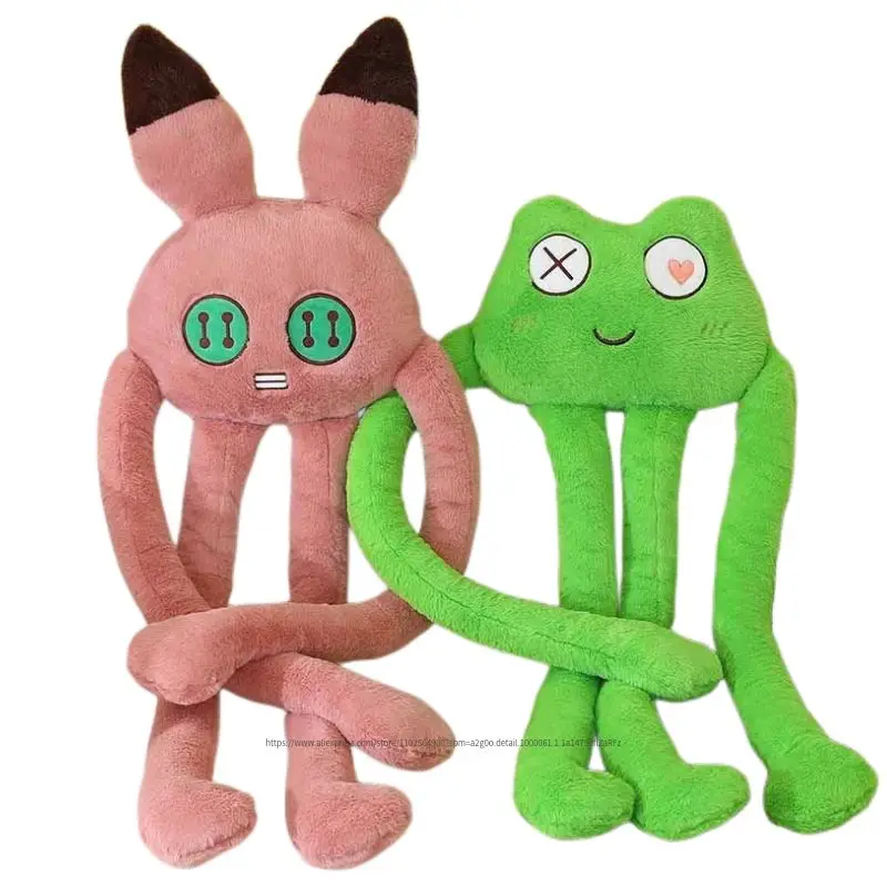 

175cm Giant Simulation Frog/Rabbit/Cat Plush Stuffed Toy Soft Long-Legged Monster Animal Pillow Kids Christmas Halloween Gift