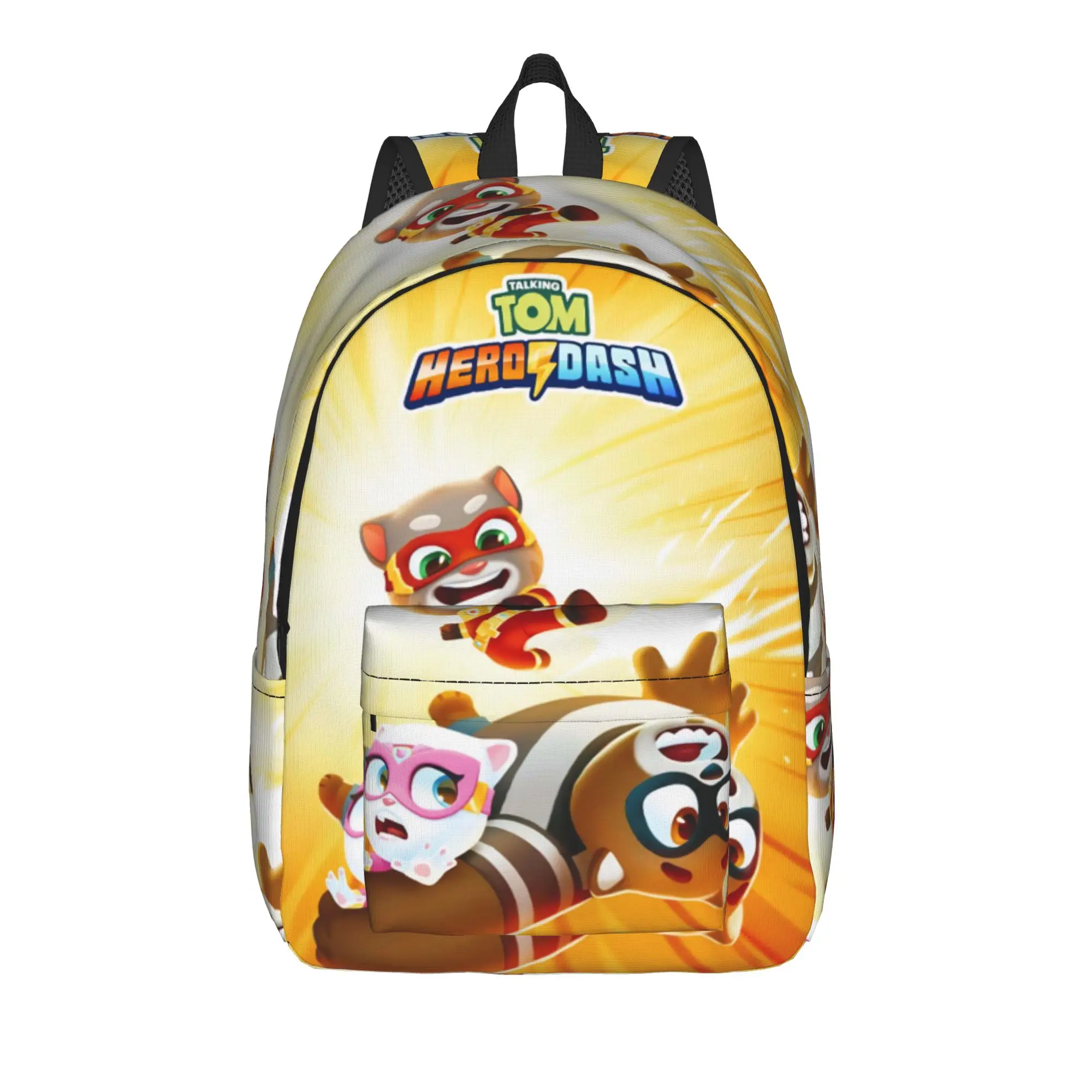 T-Talking T-Tom And F-Friends Backpack for Men Women Fashion High School Hiking Travel Daypack  Laptop Canvas Bags Sports
