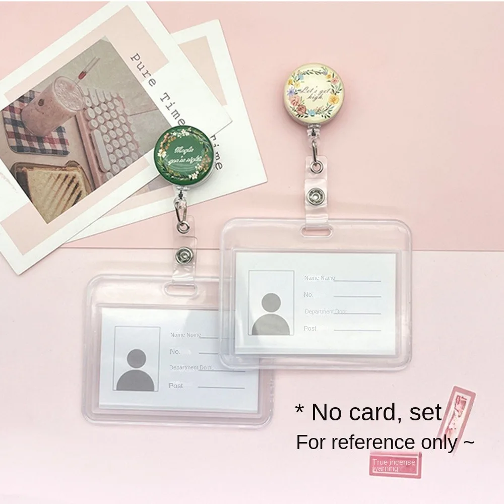 ยืดป้ายคลิปพวงหรีดความยืดหยุ่นสูง Retractable Badge Reel Multicolor Work Card คลิปชื่อผู้ถือบัตรอุปกรณ์สํานักงาน