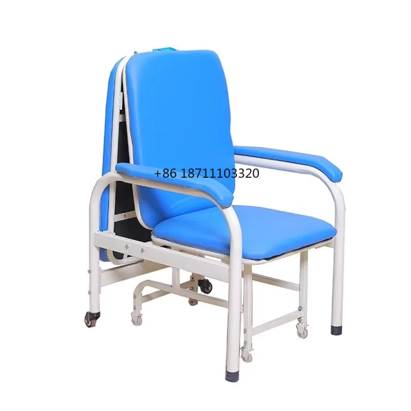 Wholesale Factory Comfortable Adjustable Foldable Medical Accompany Chair
