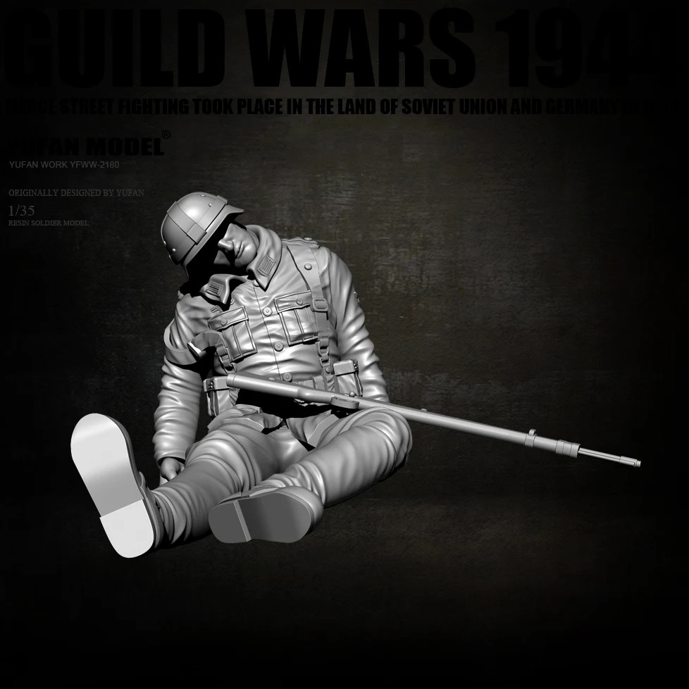 YUFAN MODEL 1/35 Resin Soldier model kits figure colorless and self-assembled  YFWW-2180