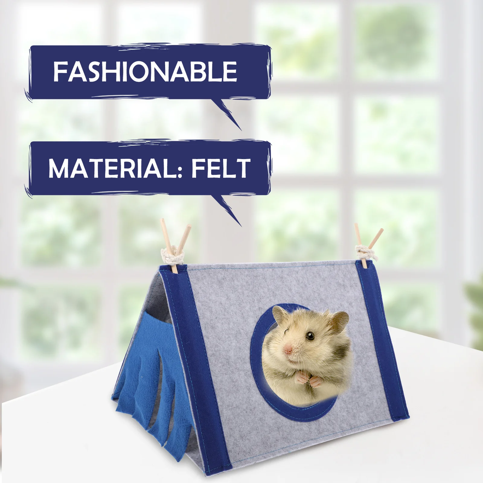 

Pet Rabbit Tent Creative Felt Small Animal Comfortable Hamster Hideout Guinea Pig Nest Chinchilla Bed Pet