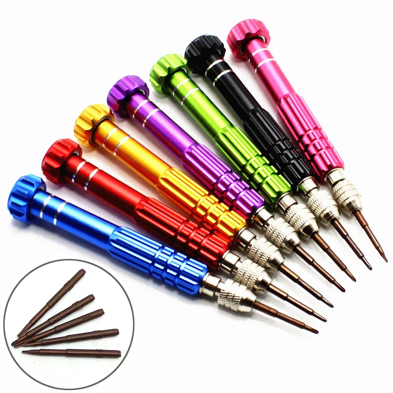 5 In 1 Multifunction Repair Open Tool Kit Screwdrivers For iPhone Samsung Xiaomi DIY Mobile Phone Disassemble Open Repair Tools